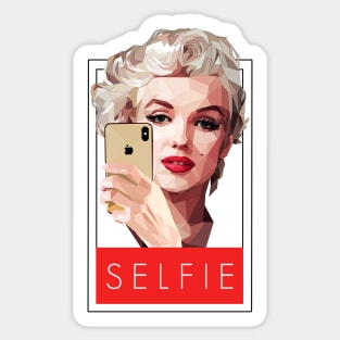 Marilyn Monroe Selfie Sticker